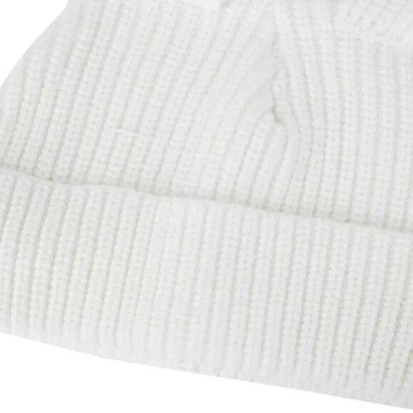 Knit Bunny Beanie Hat Winter Cap Long Ears Fluffy Cozy Outdoor Unisex - Picture 4 of 5